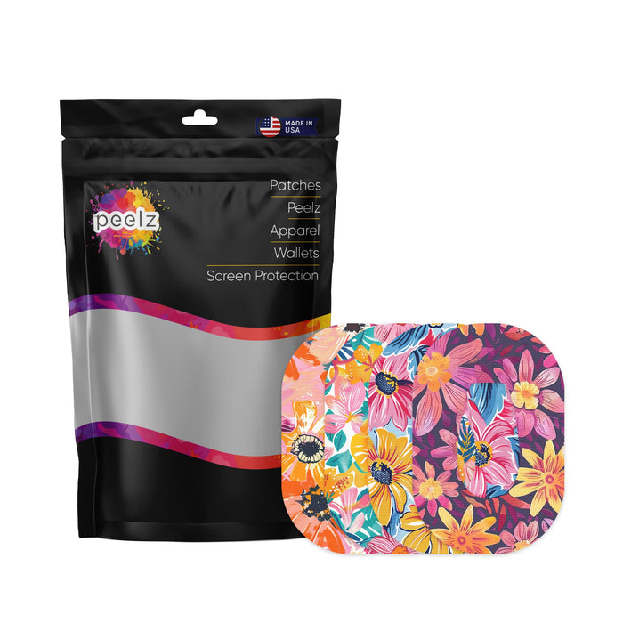 Floral Variety Patch Tape Designed for the Dexcom G6-Pump Peelz