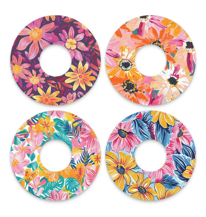 Floral Variety Patch Tape Designed for the FreeStyle Libre 3-Pump Peelz