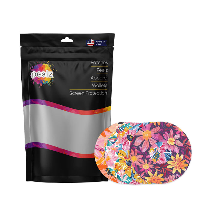 Floral Variety Patch Tape Designed for the FreeStyle Libre 3-Pump Peelz