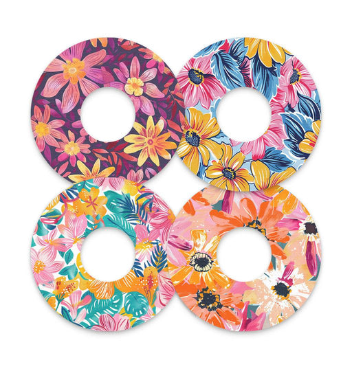 Floral Variety Patch Tape Designed for the FreeStyle Libre 3-Pump Peelz