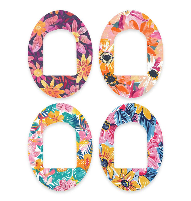 Floral Variety Patch Tape Designed for the Omnipod-Pump Peelz