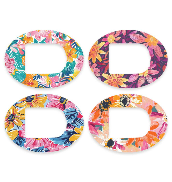 Floral Variety Patch Tape Designed for the Omnipod-Pump Peelz