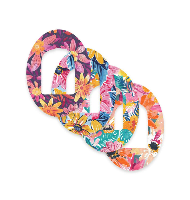 Floral Variety Patch Tape Designed for the Omnipod-Pump Peelz