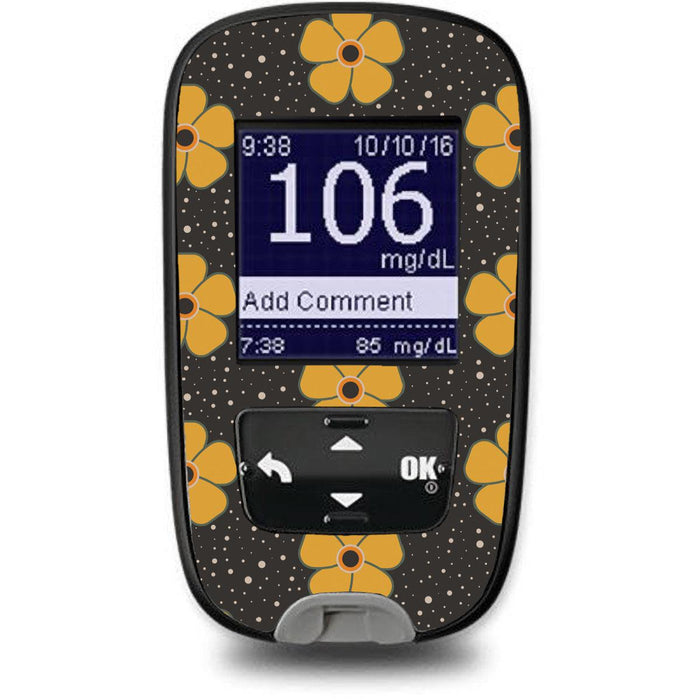 Flower Power Sticker for the Accu-Chek Guide Glucometer-Pump Peelz