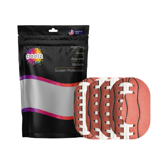 Football Patch Tape Designed for the DEXCOM G6-Pump Peelz