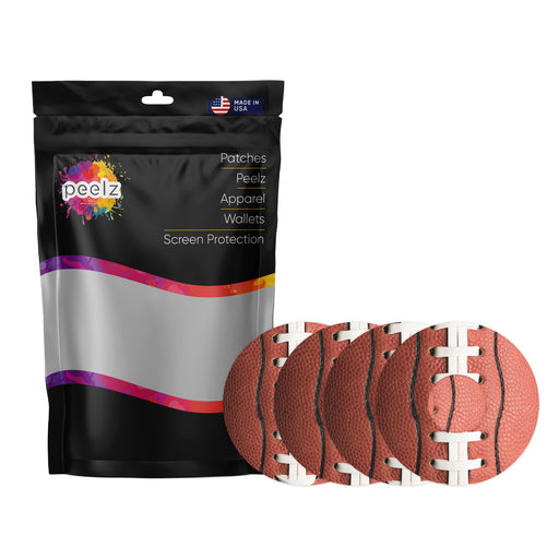 Football Patch Tape Designed for the FreeStyle Libre 3-Pump Peelz