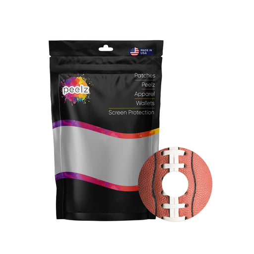 Football Patch Tape Designed for the FreeStyle Libre 3-Pump Peelz