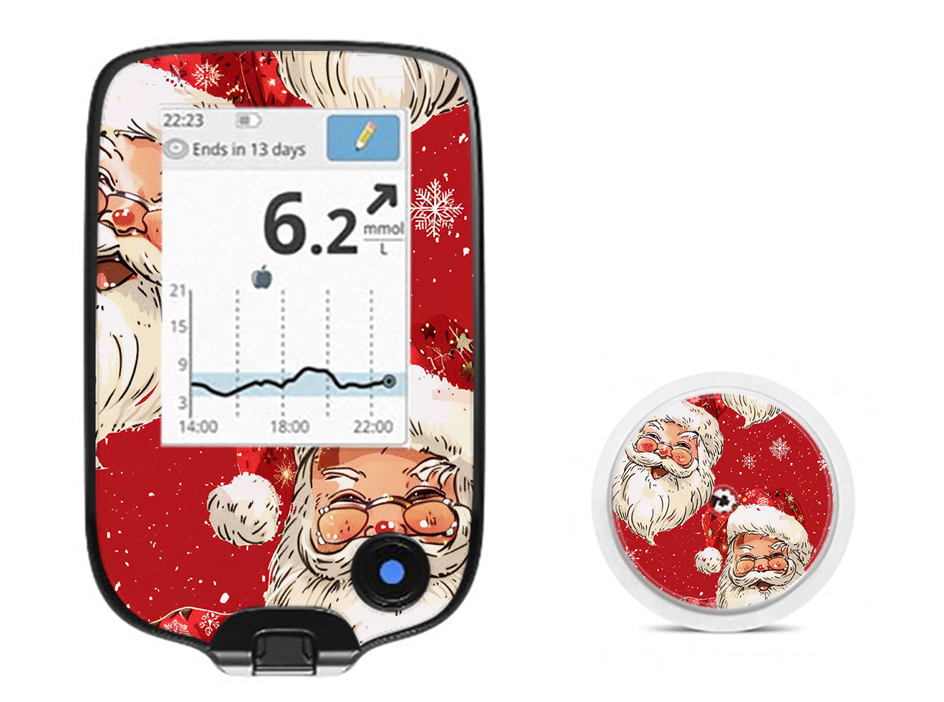 Jolly Old Saint Nick Freestyle Libre 2 Sticker - Pump Peelz