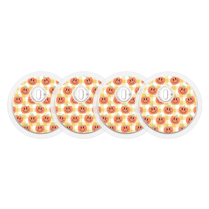 Pumpkin Smilies Designed for the FreeStyle Libre 3 Sensor