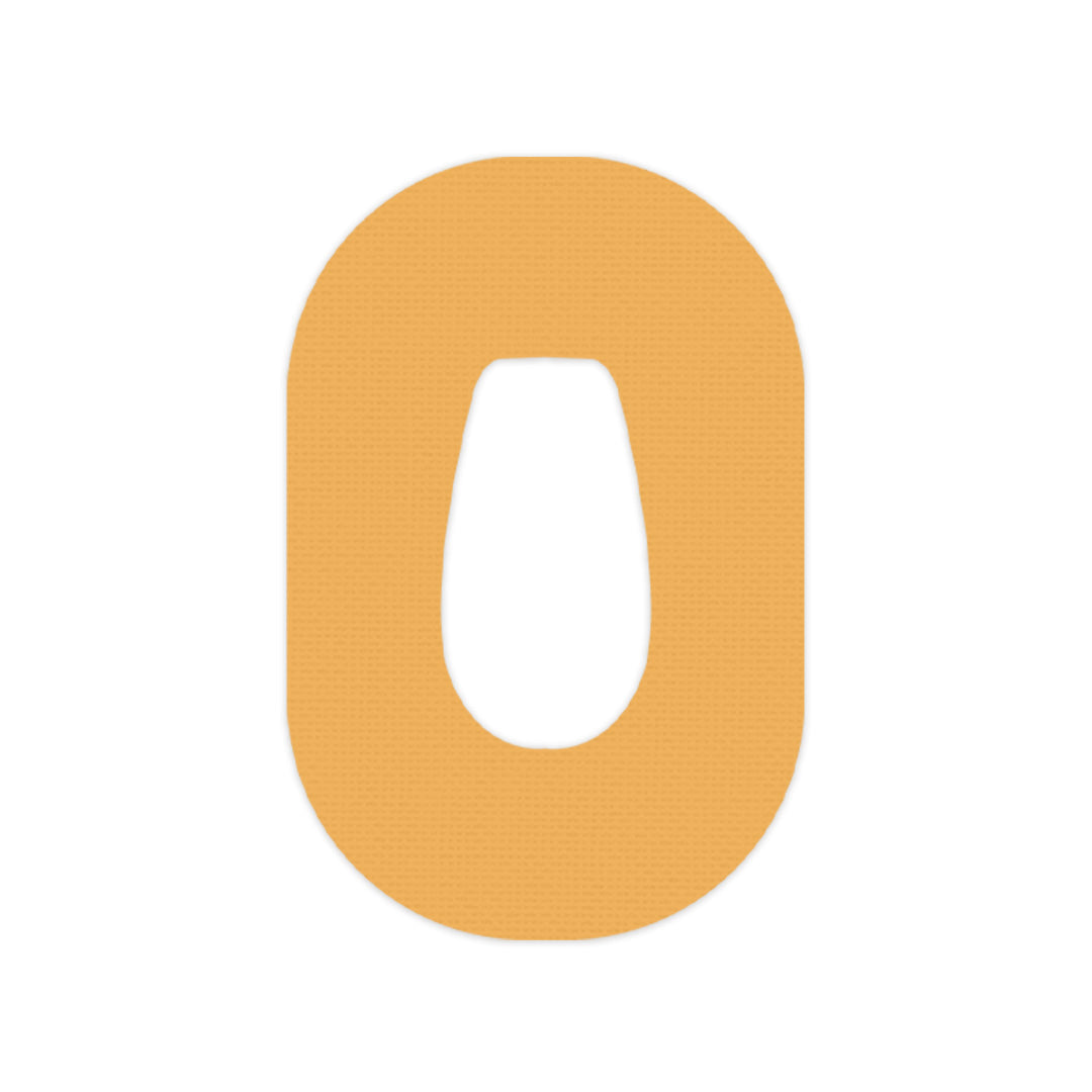 Solid Color Mustard Dexcom G6 Patch Tape - Pump Peelz