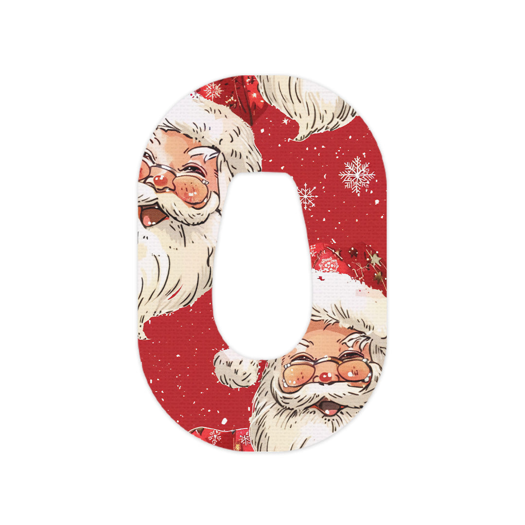 Jolly Old Saint Nick Dexcom G6 Patch Tape - Pump Peelz