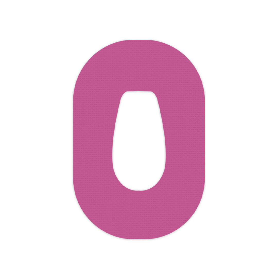 Solid Color Berry Dexcom G6 Patch Tape - Pump Peelz