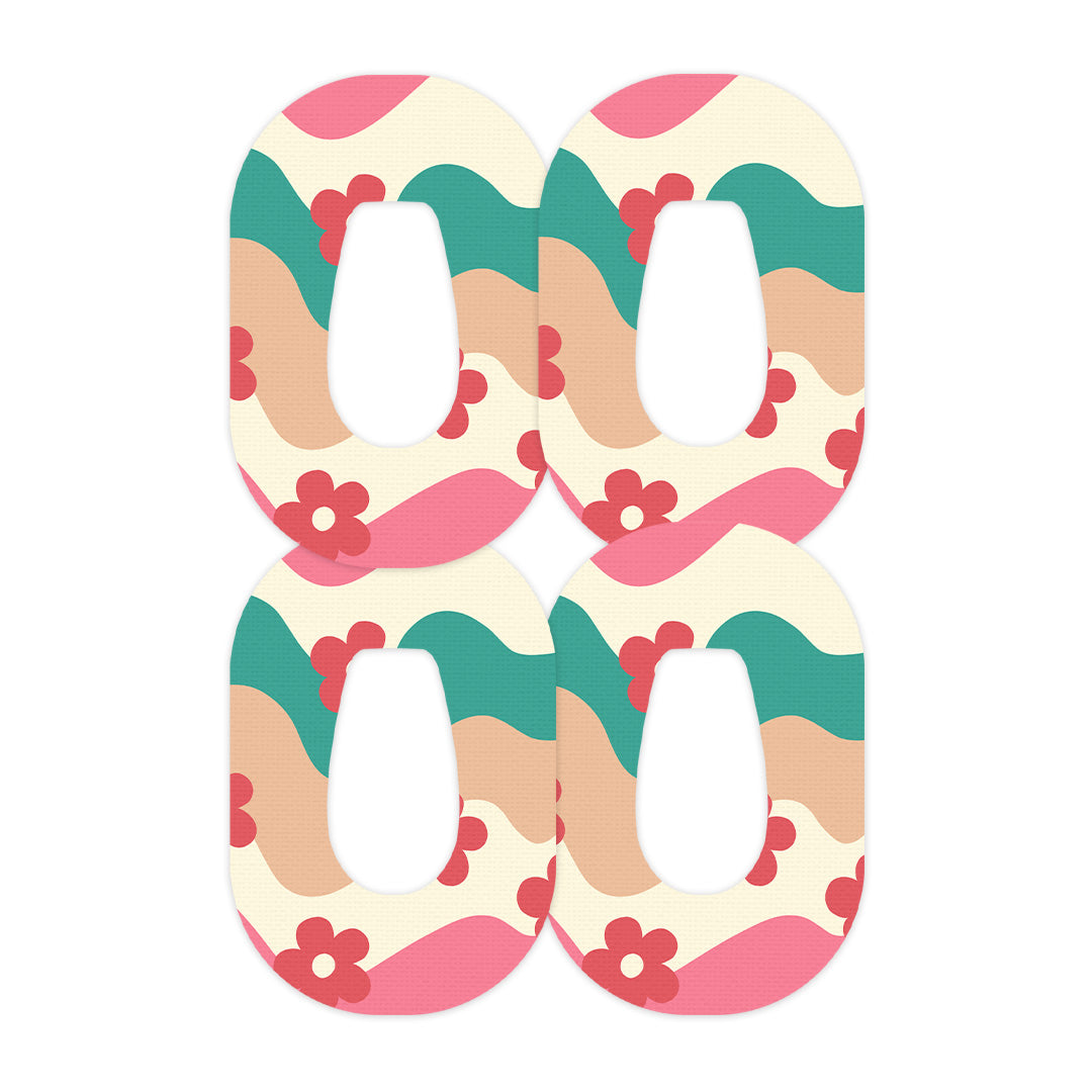 Retro Noel Dexcom G6 Patch Tape - Pump Peelz