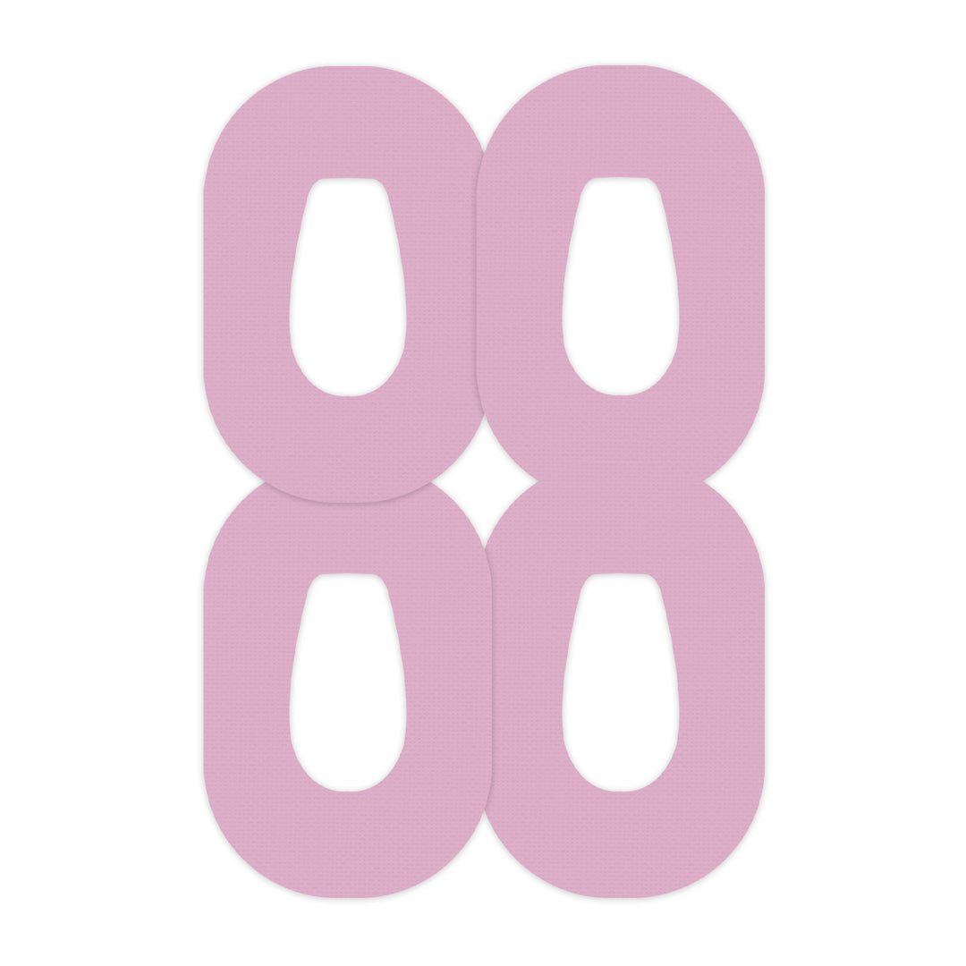 Solid Color Rose Dexcom G6 Patch Tape - Pump Peelz