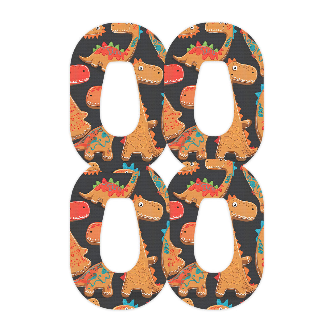 Jurassic Gingerbread Dexcom G6 Patch Tape - Pump Peelz