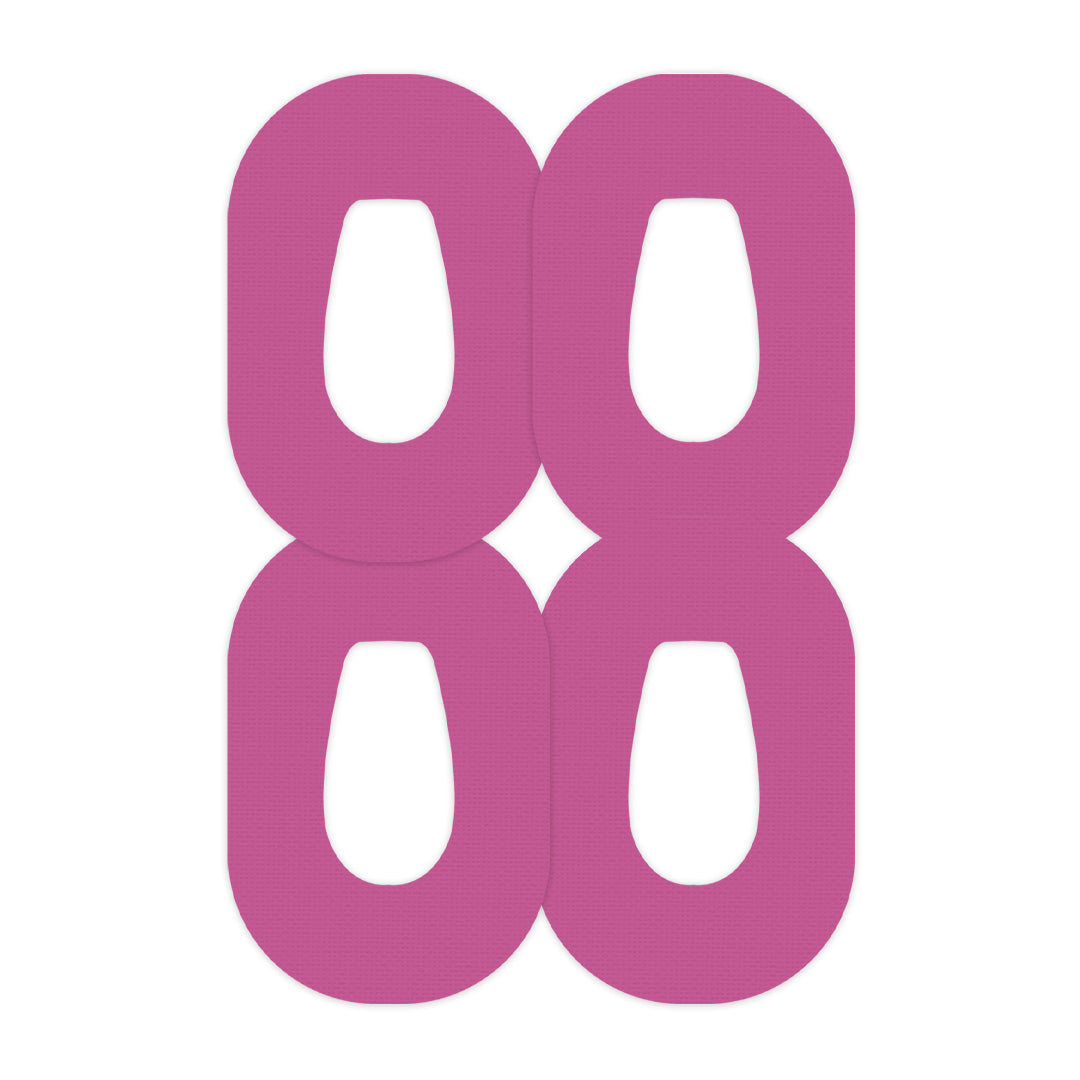 Solid Color Berry Dexcom G6 Patch Tape - Pump Peelz