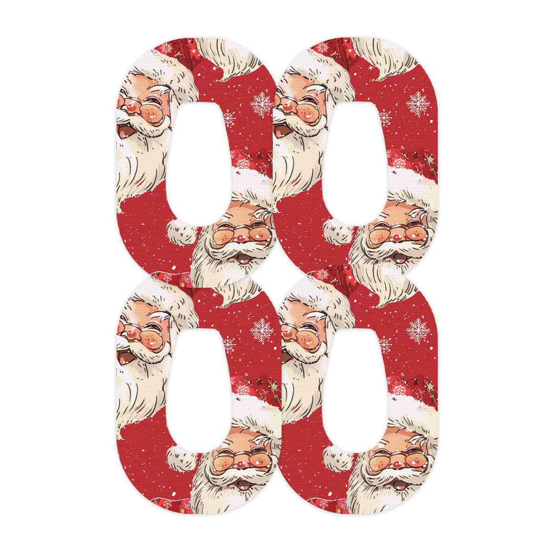 Jolly Old Saint Nick Dexcom G6 Patch Tape - Pump Peelz