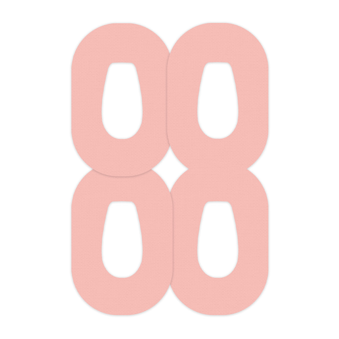 Solid Color Cantaloupe Dexcom G6 Patch Tape - Pump Peelz