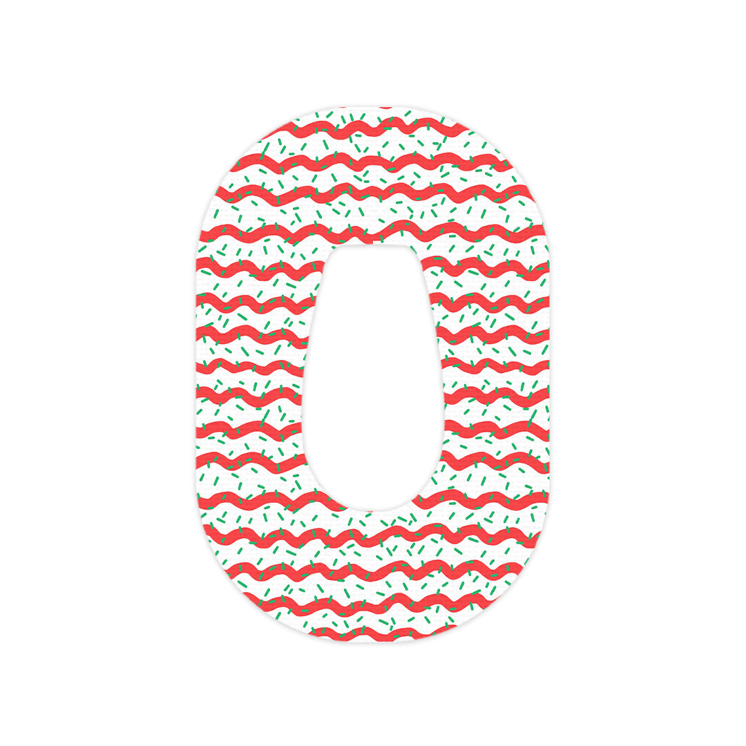 Christmas Icing Dexcom G6 Patch Tape - Pump Peelz