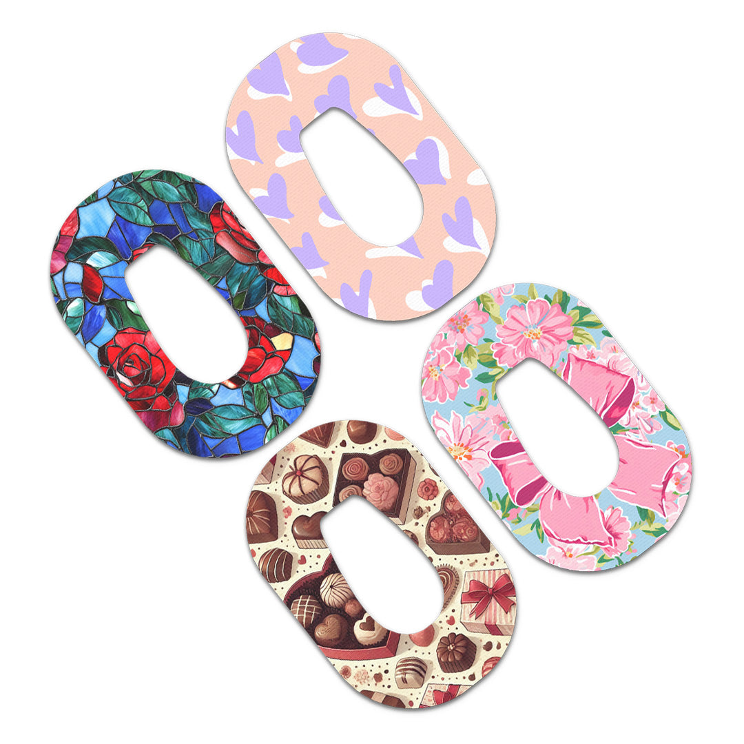 Valentines 2025 Variety Pack Dexcom G6 Patch Tape - Pump Peelz