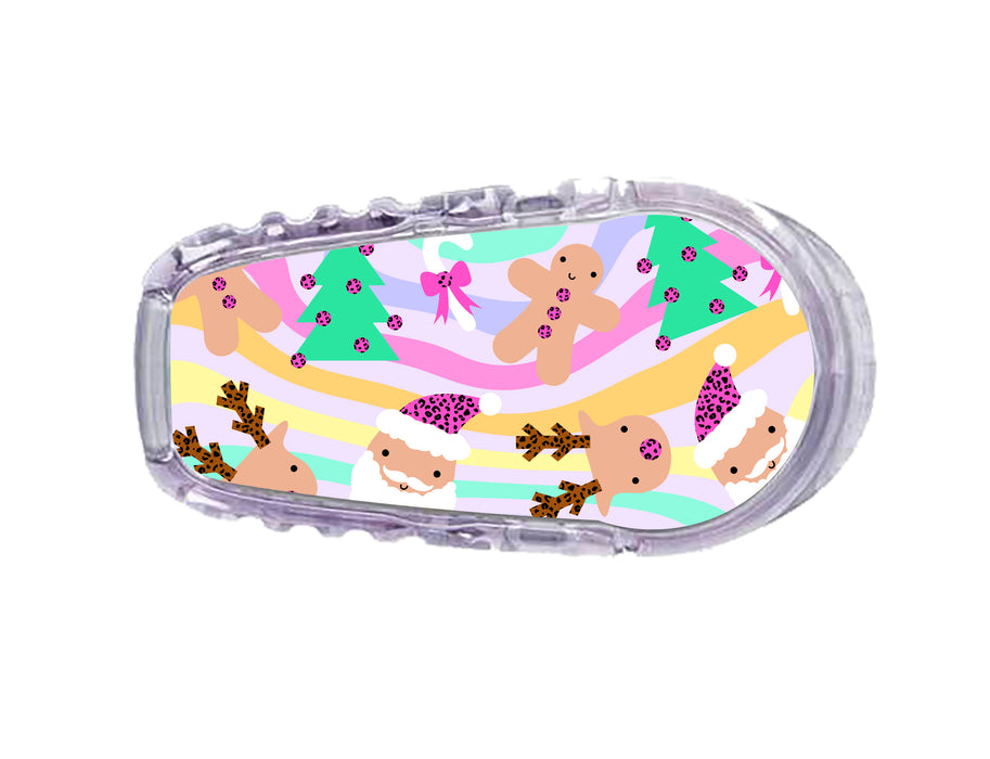 Christmas Pastel Sticker for Dexcom G6 Transmitter