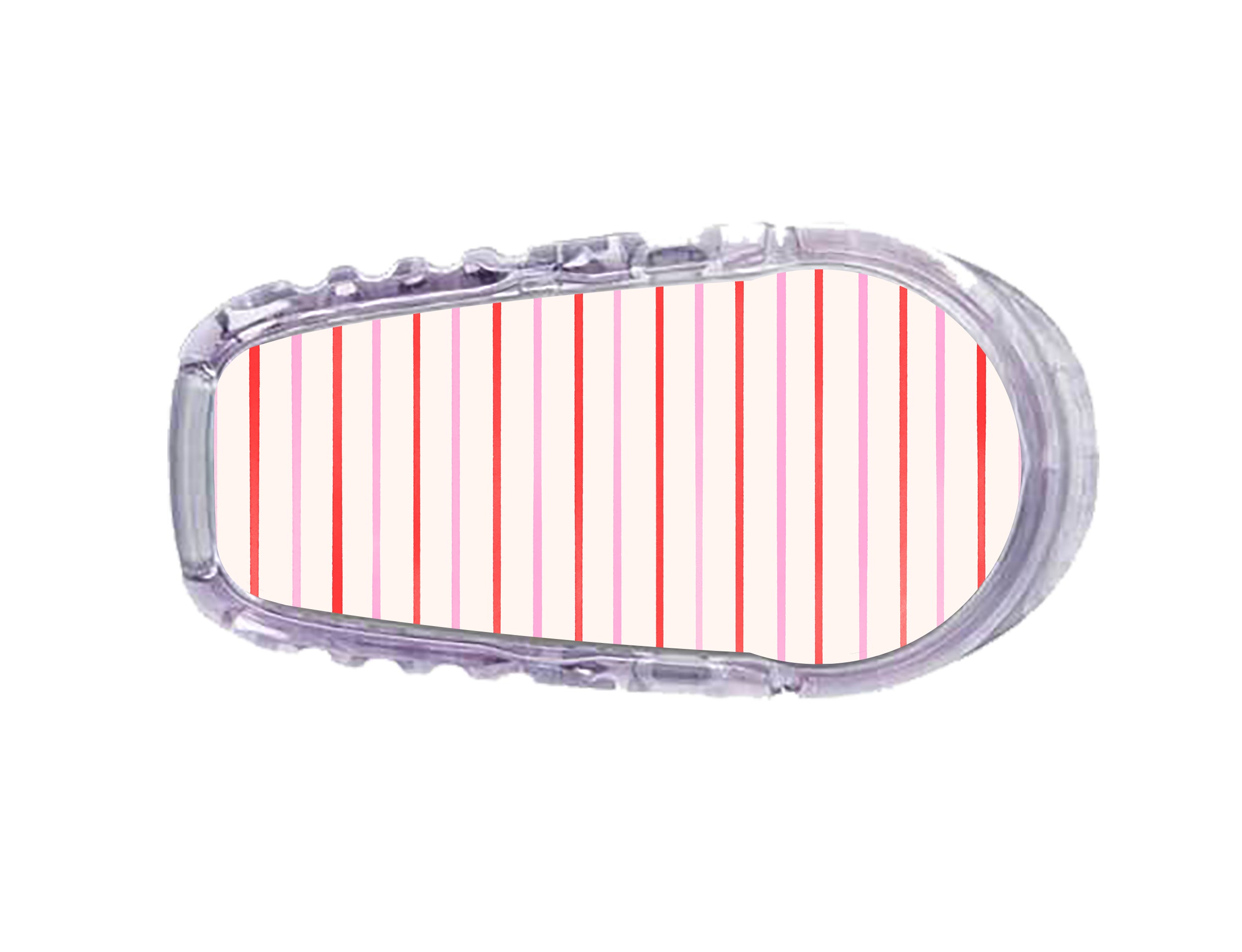 Peppermint Stripes Dexcom G6 Transmitter Sticker - Pump Peelz