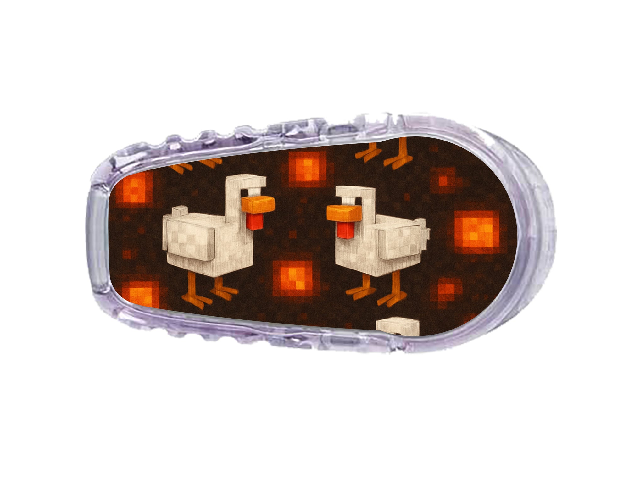 Inferno Chicken Dexcom G6 Transmitter Sticker - Pump Peelz