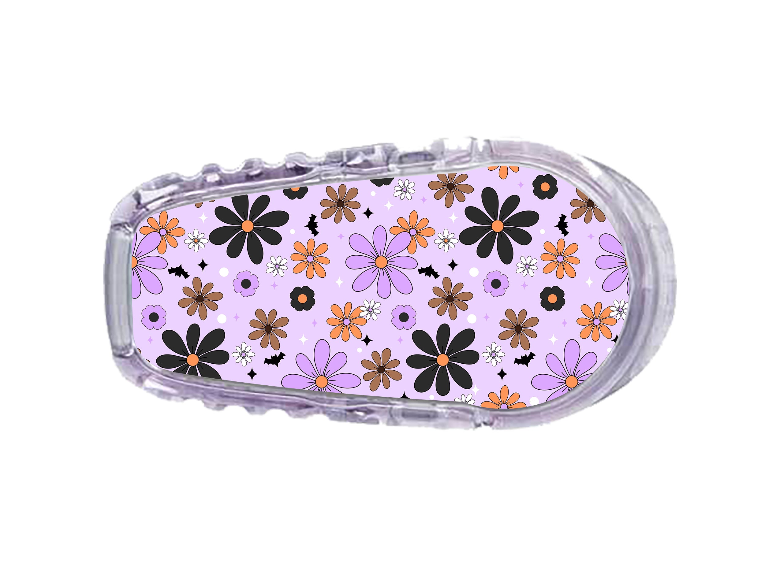 Batty Blooms Dexcom G6 Transmitter Sticker - Pump Peelz