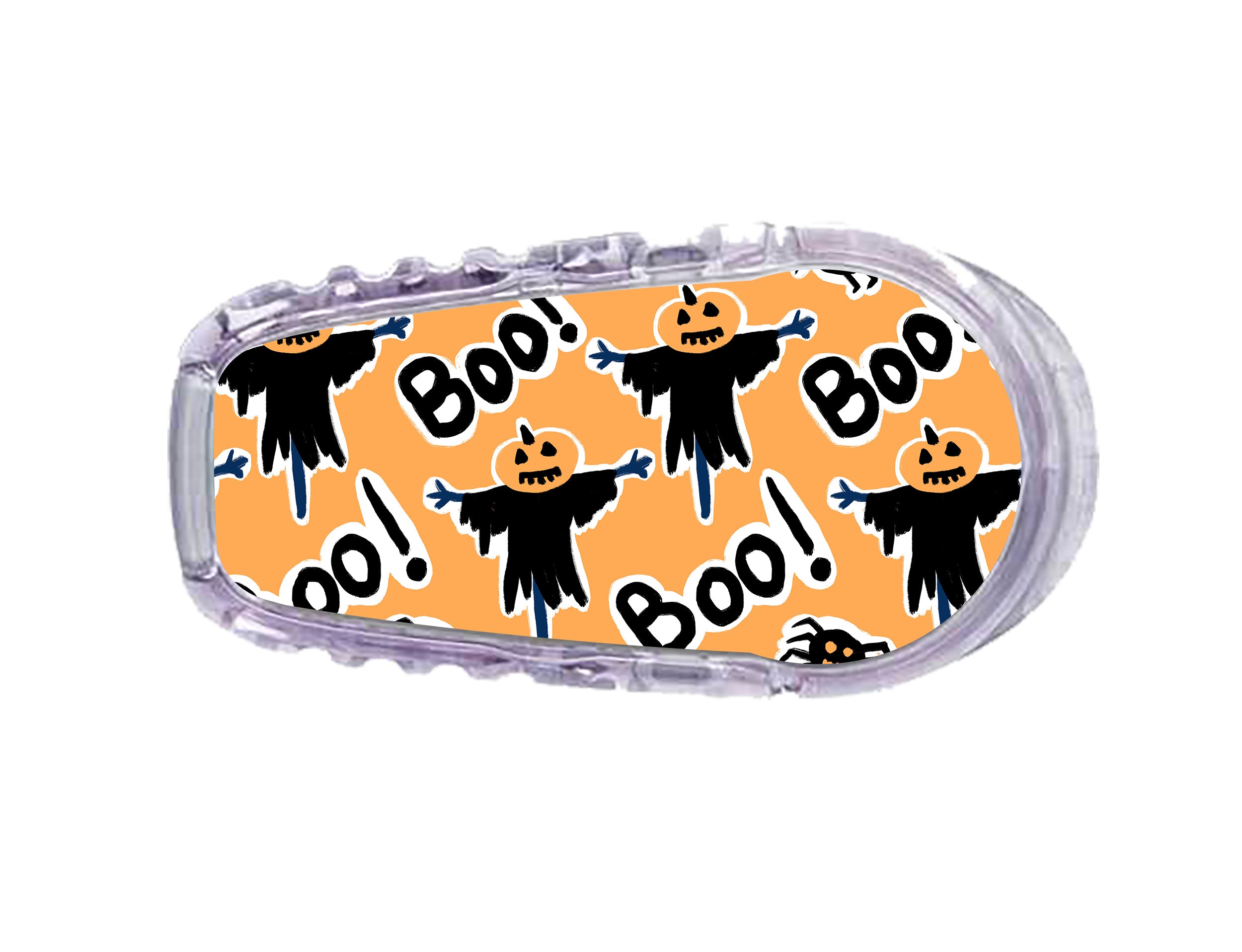 Pumpkin Boo Dexcom G6 Transmitter Sticker - Pump Peelz