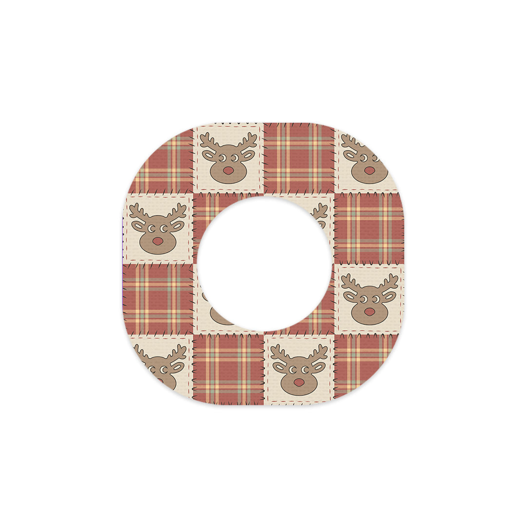 Rustic Reindeer Dexcom G7 and Stelo Patch Tape - Pump Peelz