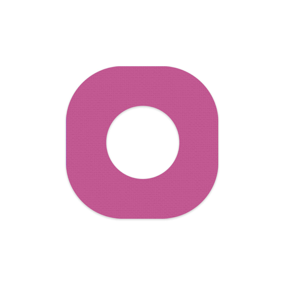 Solid Color Berry Dexcom G7 and Stelo Patch Tape - Pump Peelz