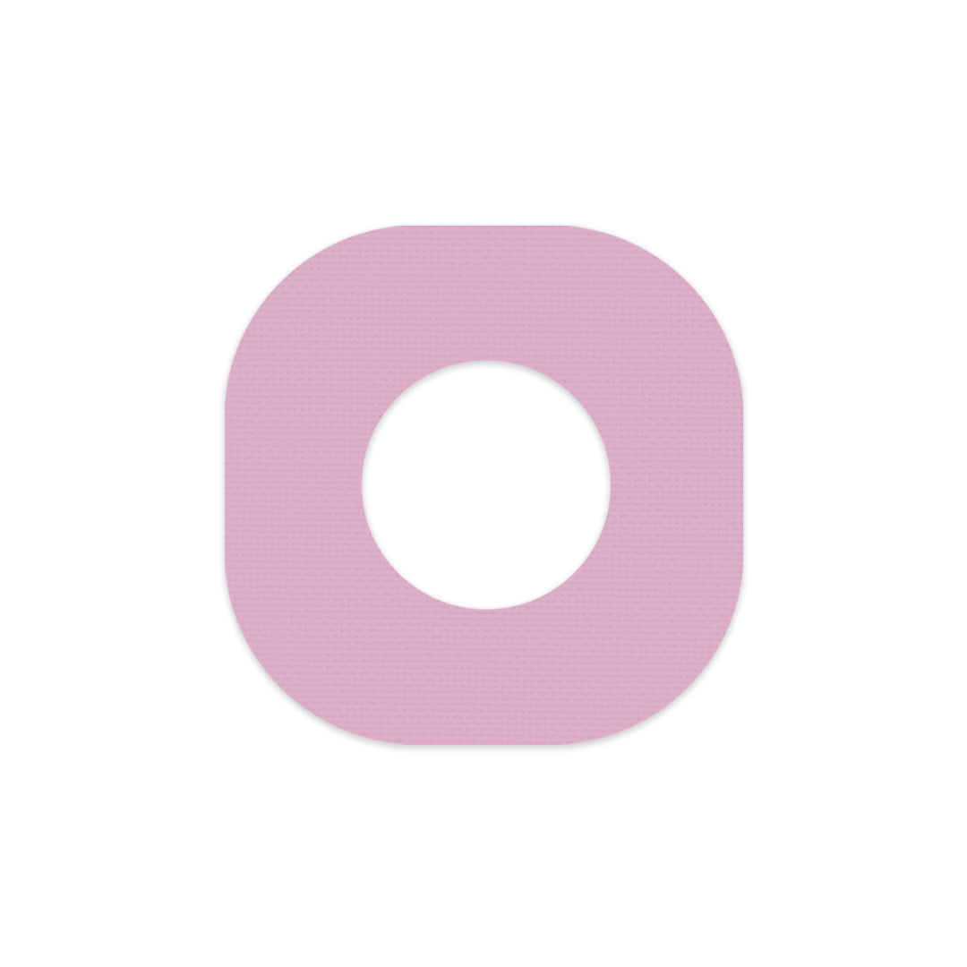 Solid Color Rose Dexcom G7 and Stelo Patch Tape - Pump Peelz
