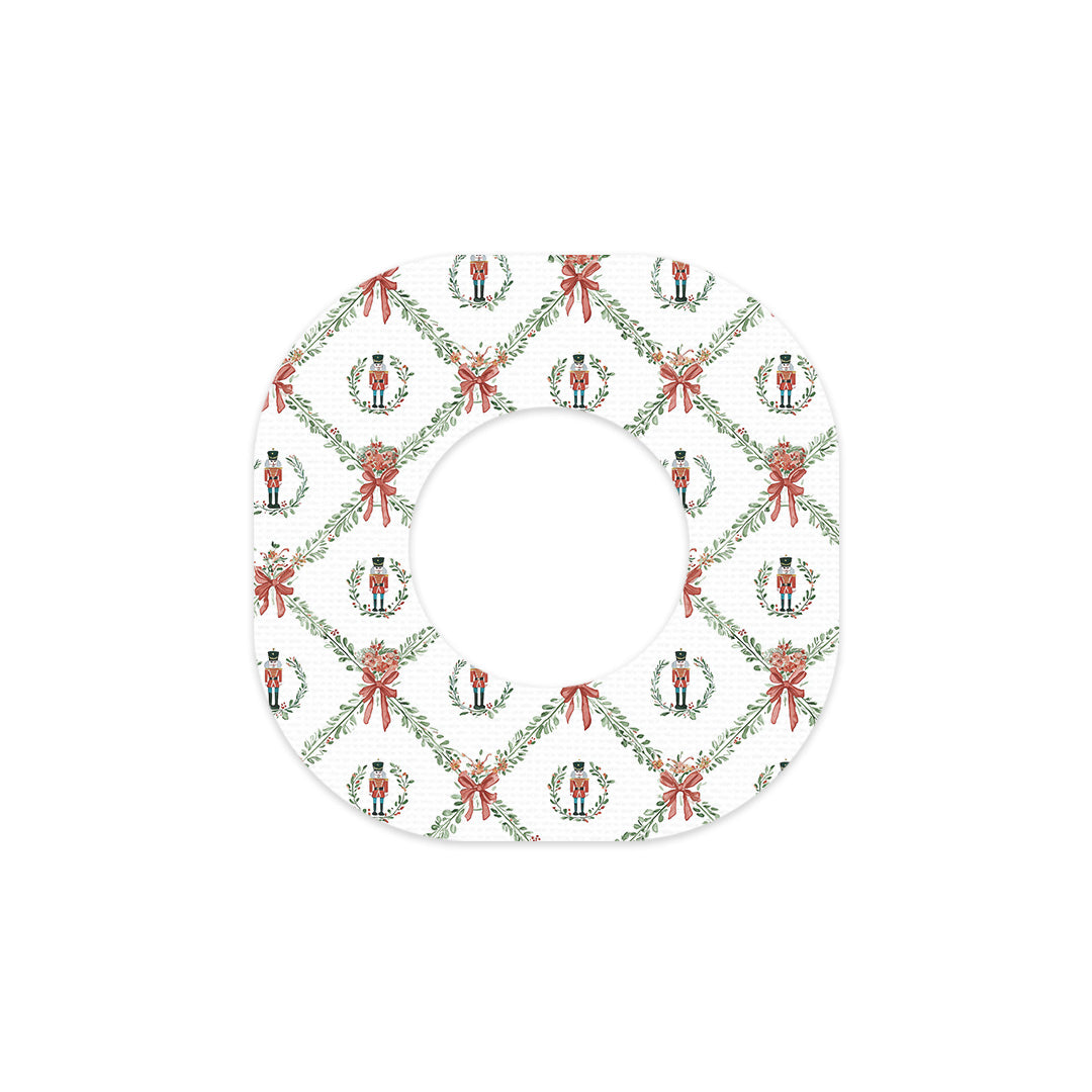 Nutcracker Noel Dexcom G7 and Stelo Patch Tape - Pump Peelz