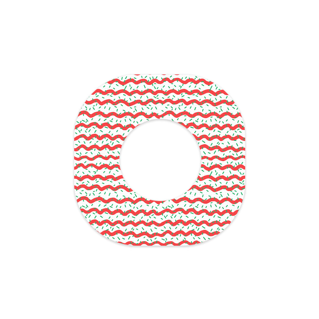 Christmas Icing Dexcom G7 and Stelo Patch Tape - Pump Peelz