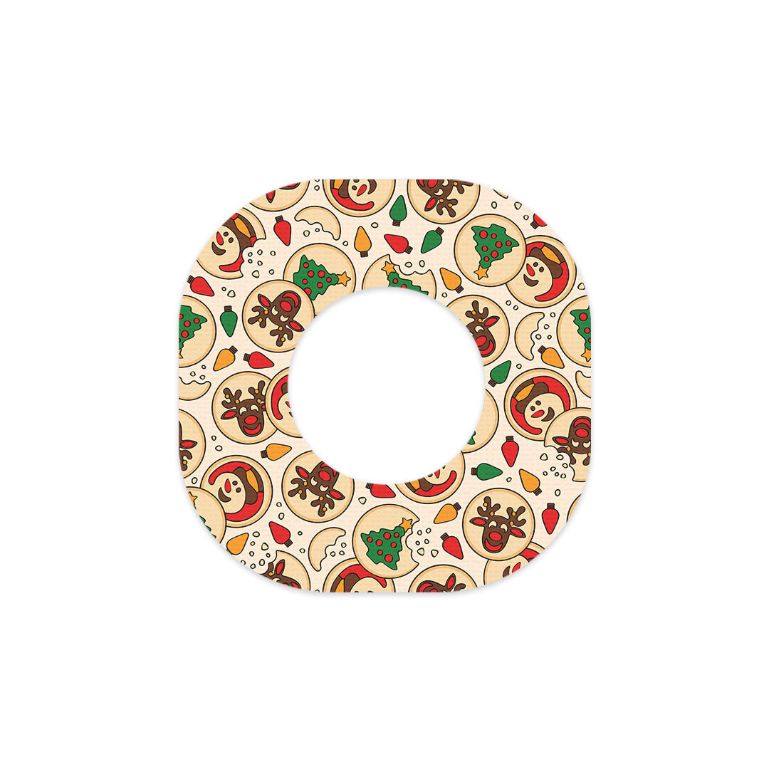 Santa's Cookies Dexcom G7 and Stelo Patch Tape - Pump Peelz