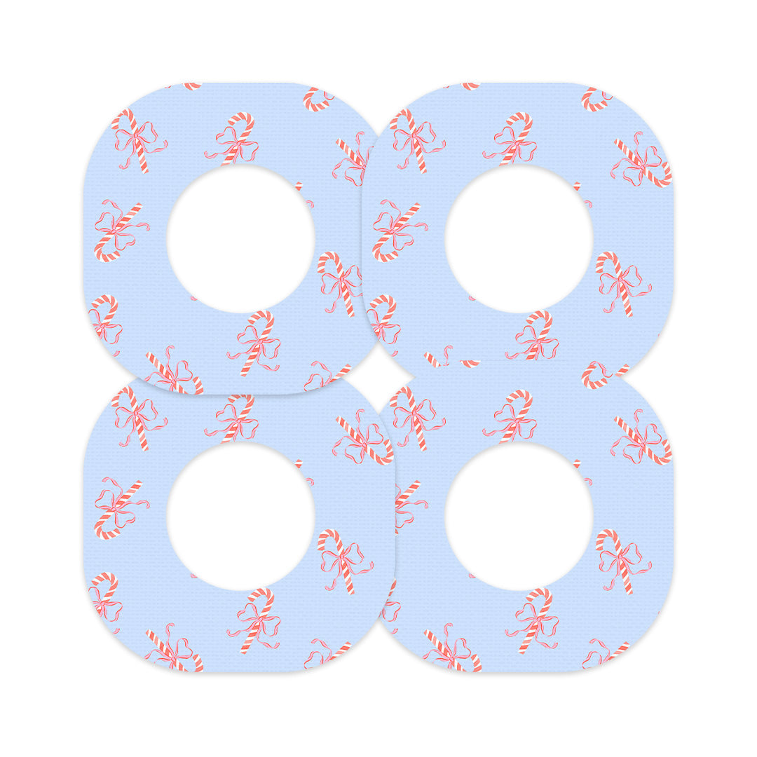 Candy Cane Lane Dexcom G7 and Stelo Patch Tape - Pump Peelz