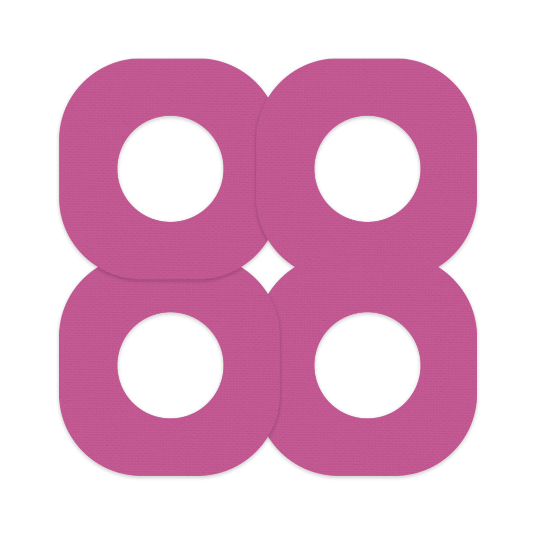 Solid Color Berry Dexcom G7 and Stelo Patch Tape - Pump Peelz