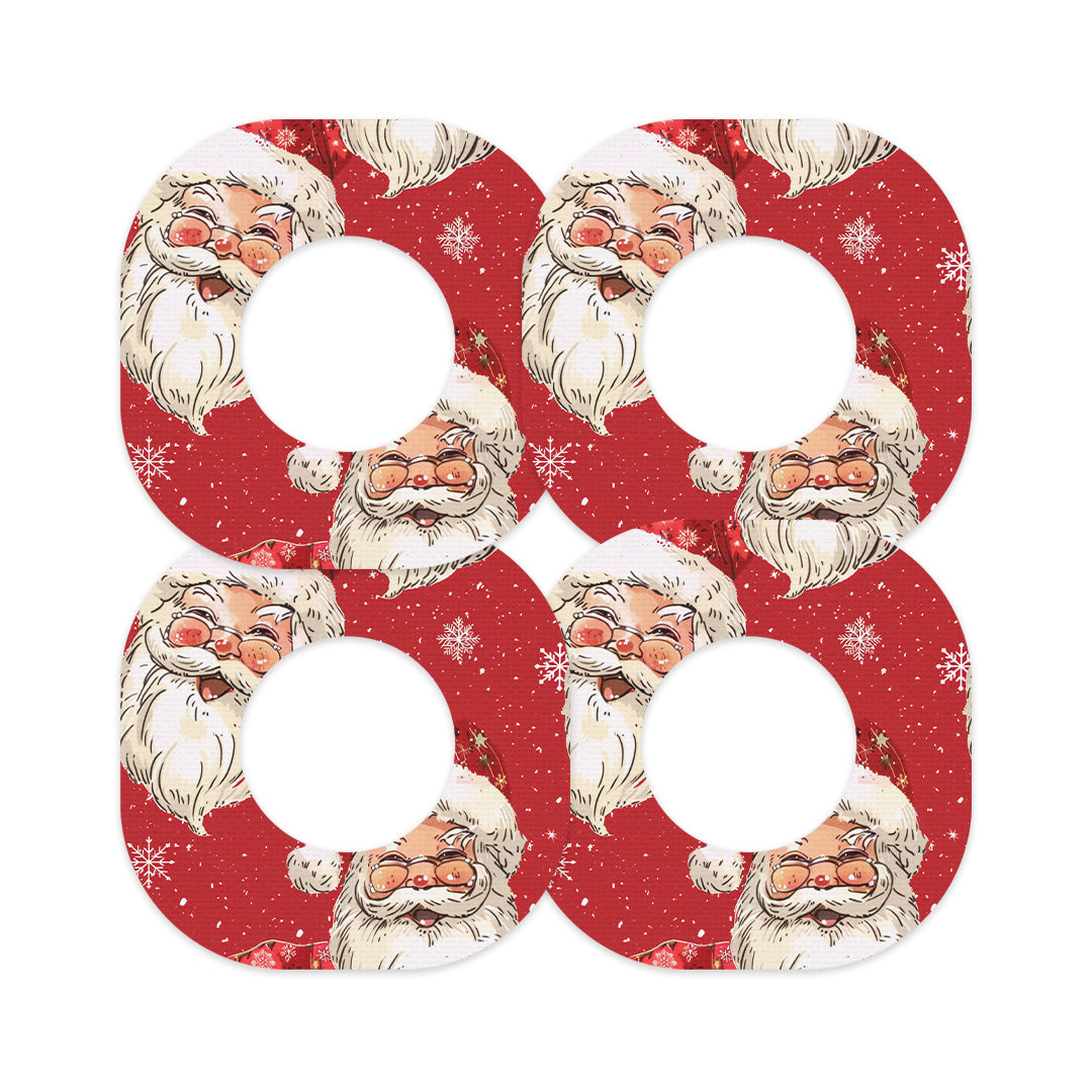 Jolly Old Saint Nick Dexcom G7 and Stelo Patch Tape - Pump Peelz