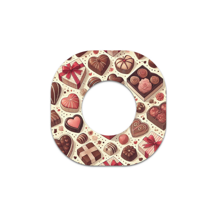 Chocolate Love Patch Tape Designed for the DEXCOM G7 and Stelo