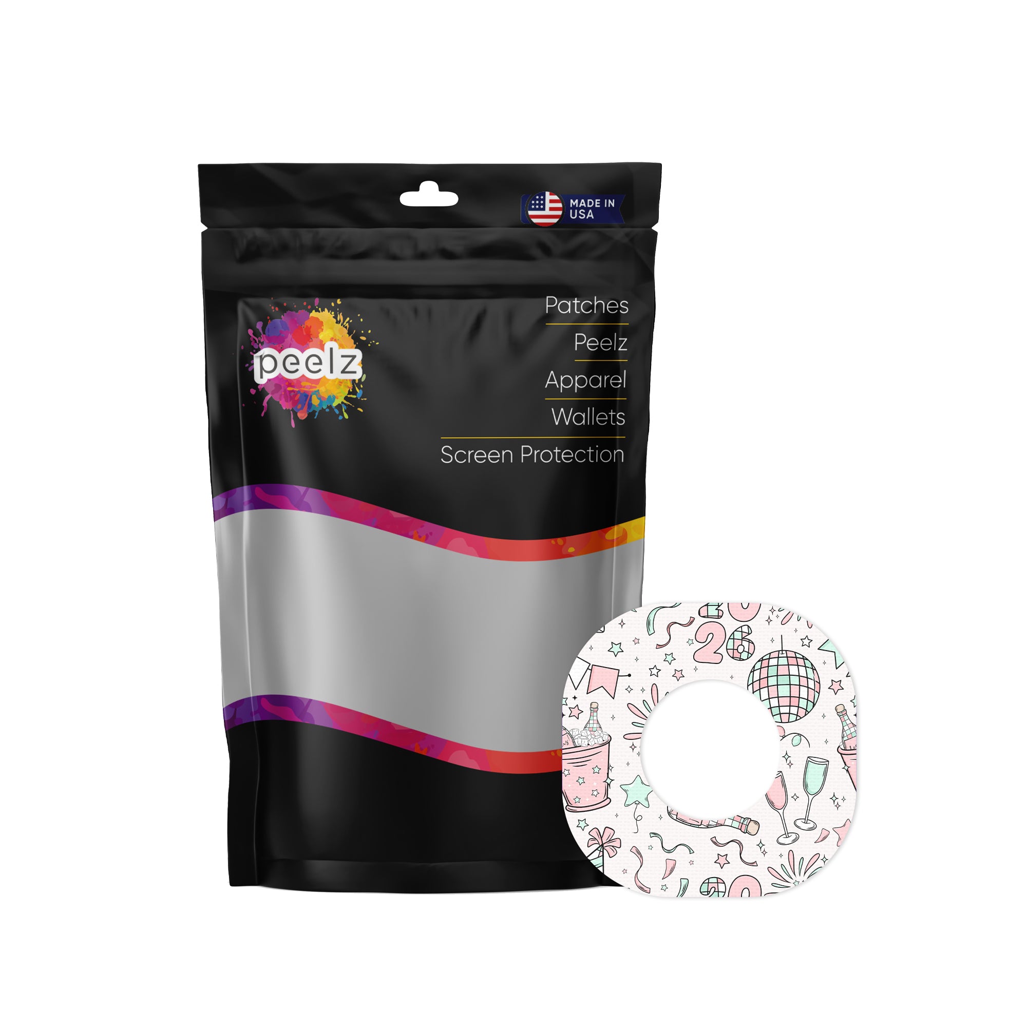 Cheers to '26 Dexcom G7 and Stelo Patch Tape - Pump Peelz