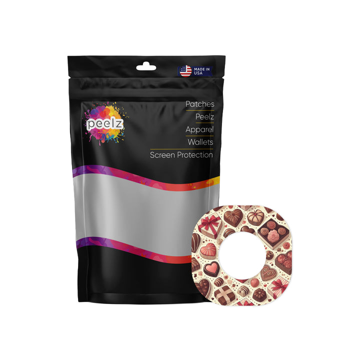 Chocolate Love Patch Tape Designed for the DEXCOM G7 and Stelo