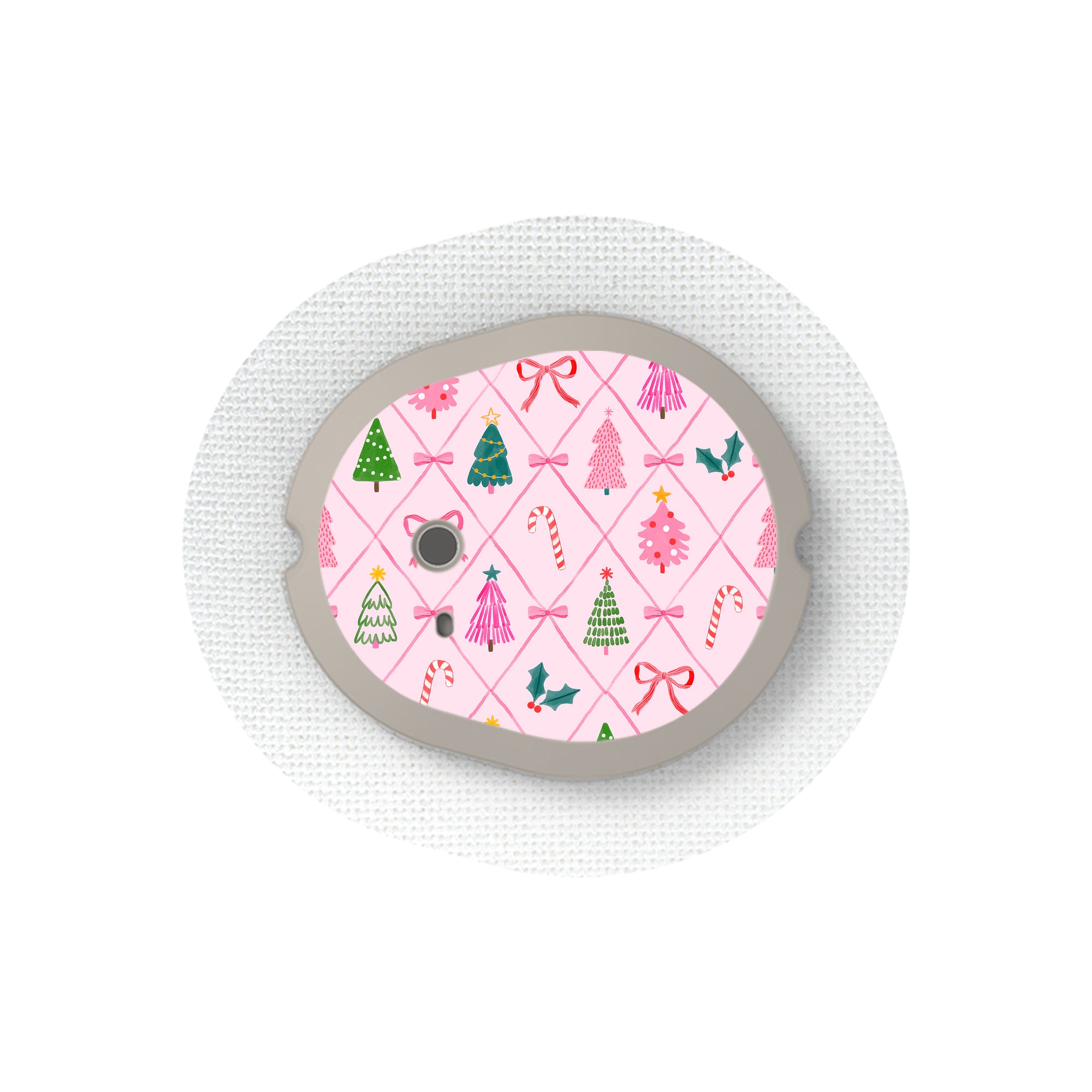 Coquette Christmas Dexcom G7 and Stelo Transmitter Sticker - Pump Peelz