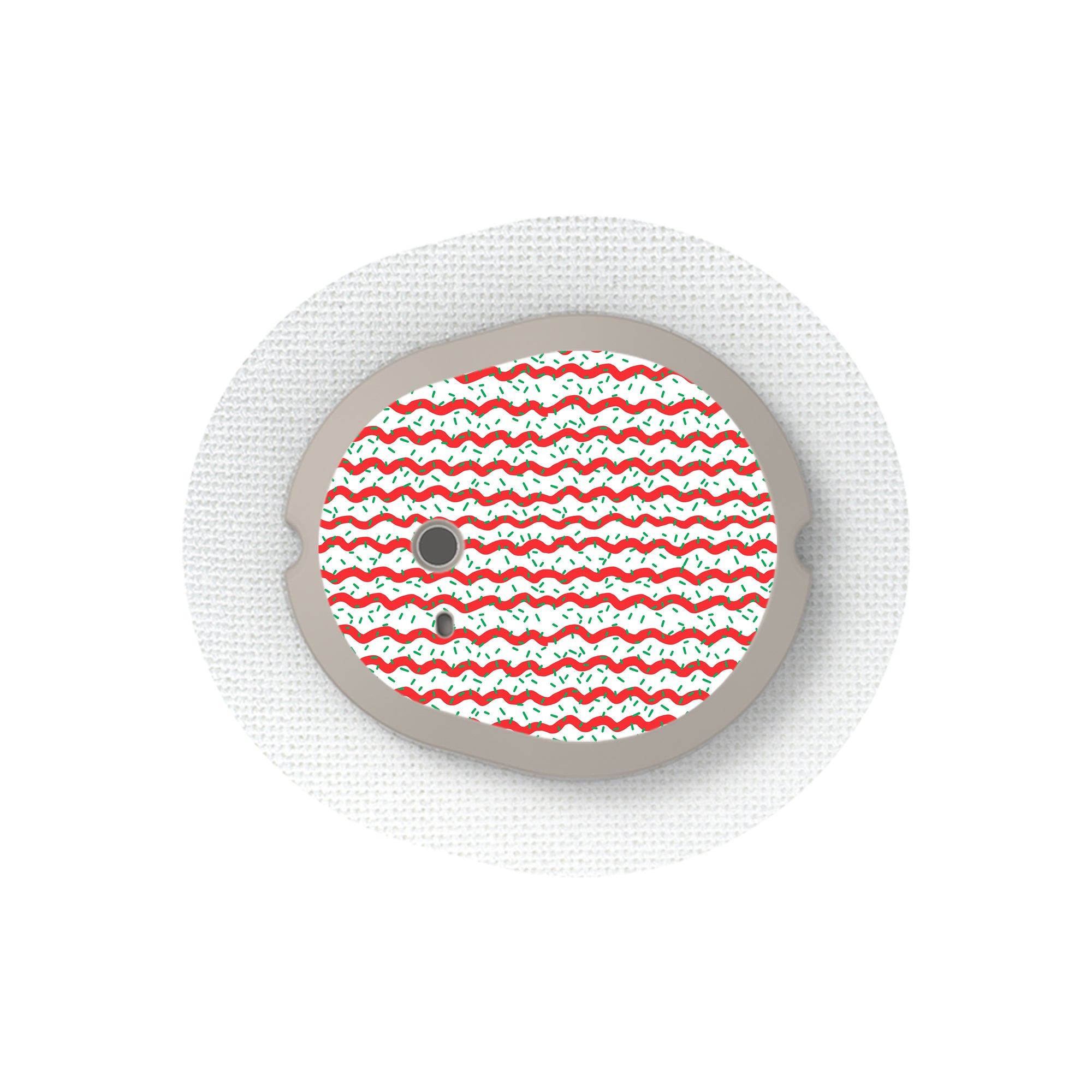 Christmas Icing Dexcom G7 and Stelo Transmitter Sticker - Pump Peelz