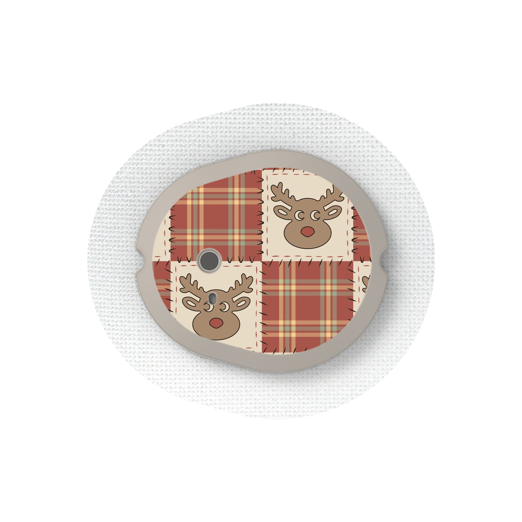 Rustic Reindeer Dexcom G7 and Stelo Transmitter Sticker - Pump Peelz