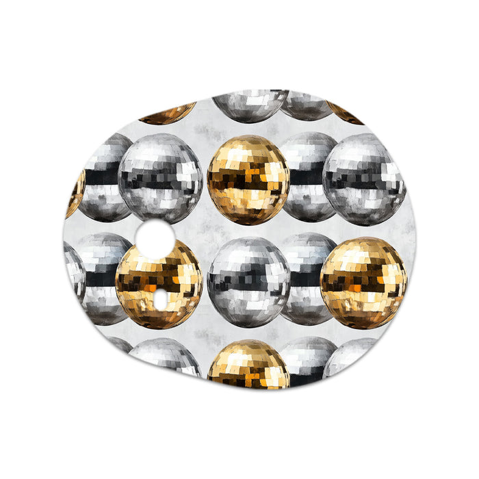 Disco Balls Sticker Designed for the DEXCOM G7 and Stelo Transmitter