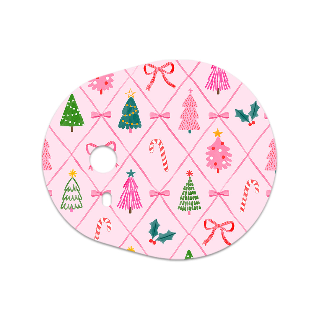 Coquette Christmas Dexcom G7 and Stelo Transmitter Sticker - Pump Peelz