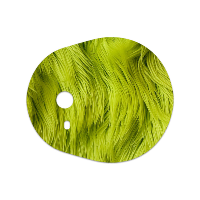 Green Fur Sticker Designed for the DEXCOM G7 and Stelo Transmitter