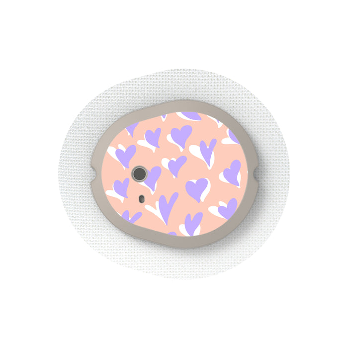 Lavender Love Sticker Designed for the DEXCOM G7 and Stelo Transmitter