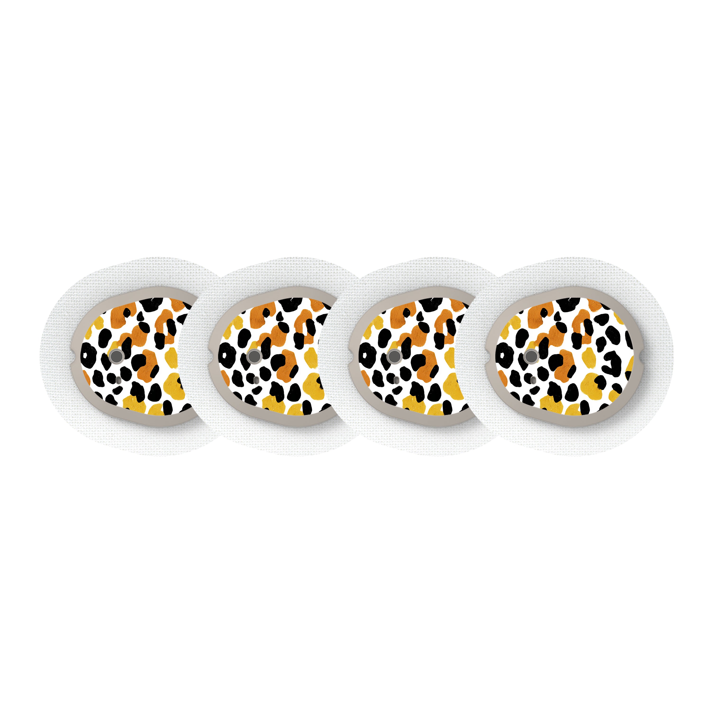 Golden Leopard Dexcom G7 and Stelo Transmitter Sticker - Pump Peelz