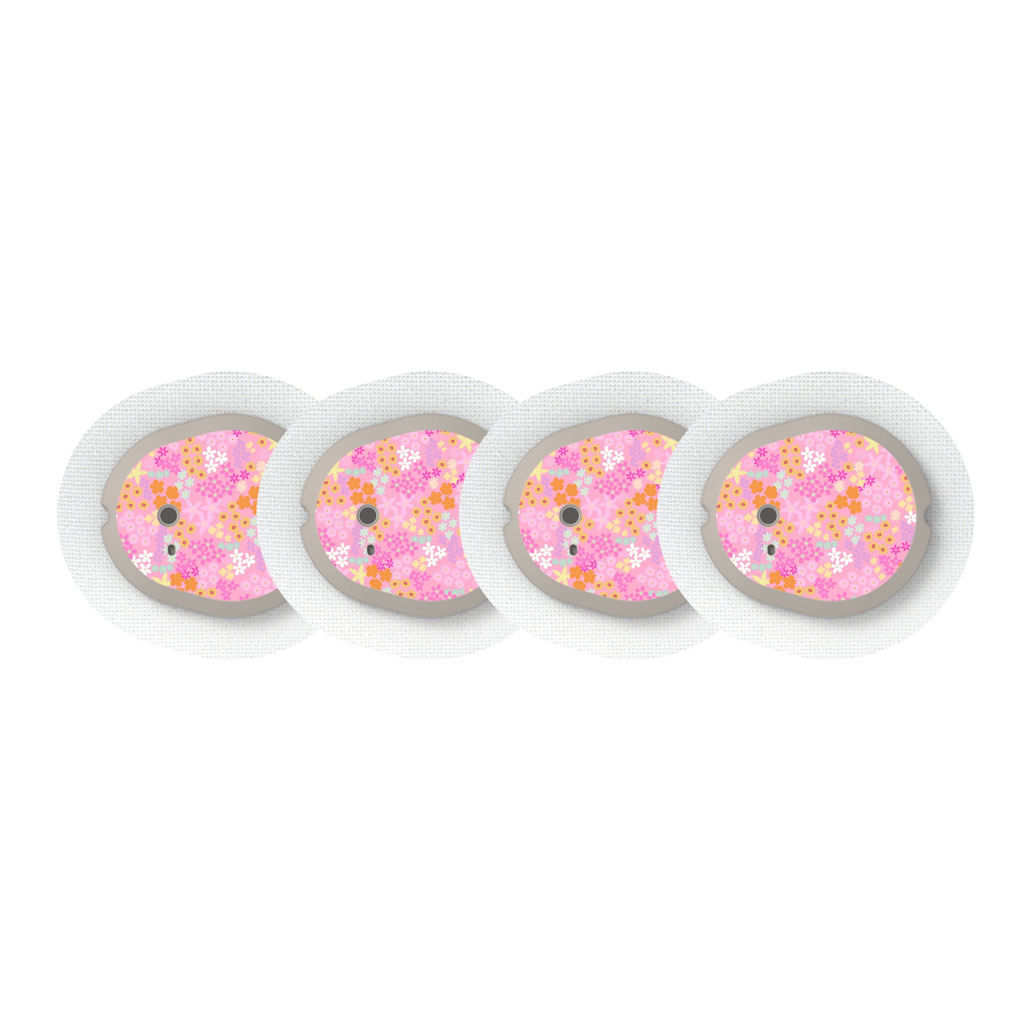 Pink Petals Dexcom G7 and Stelo Transmitter Sticker - Pump Peelz